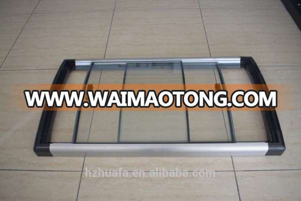 flat/curved sliding glass door for chest freezer